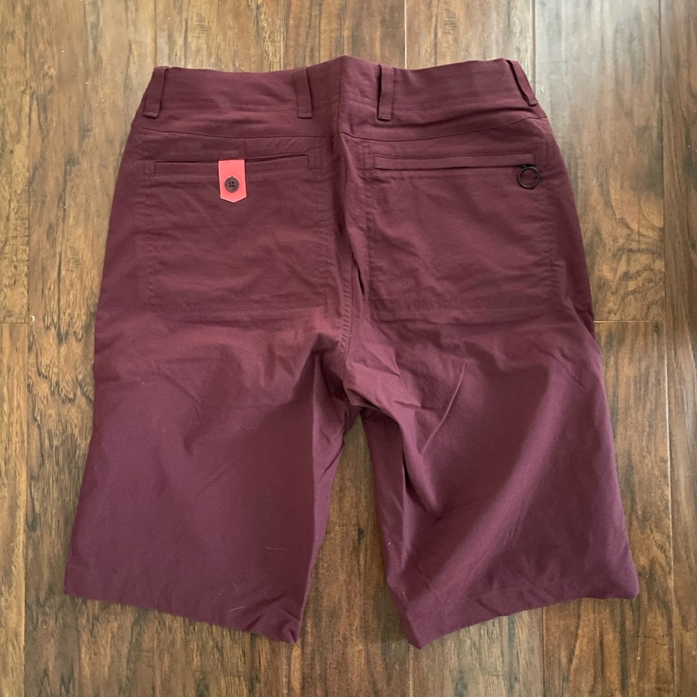 Women’s Ralpha Randonee Bike Shorts, Wine color size 28